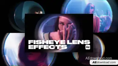 Fisheye Lens Effects for After Effects Elements template preview