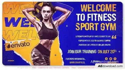 Fitness And Sport Motivation Promo Openers template preview