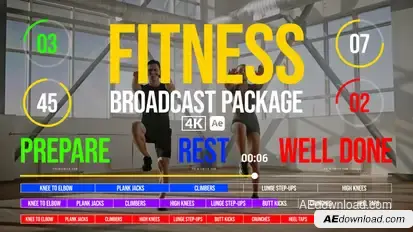 Fitness Broadcast Package broadcast-packages template preview