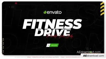 Fitness Drive Opener Openers template preview