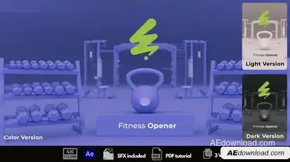 Fitness Opener Openers template preview