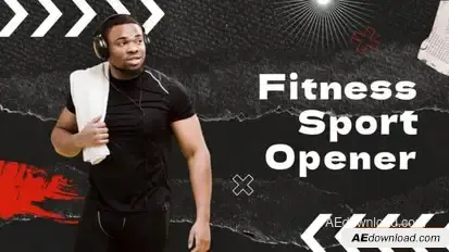 Fitness Sport Opener Openers template preview
