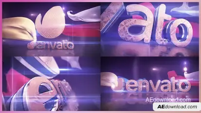 Flags Motion Intro Logo Stings template preview