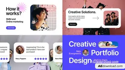 Flamingo - Typography Scenes Pack Elements template preview