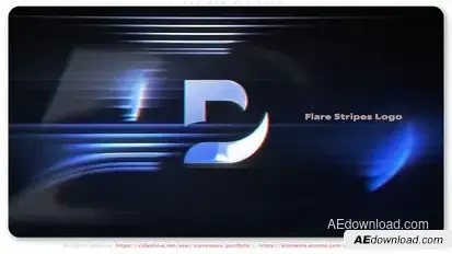 Flare Stripes Logo Logo Stings template preview