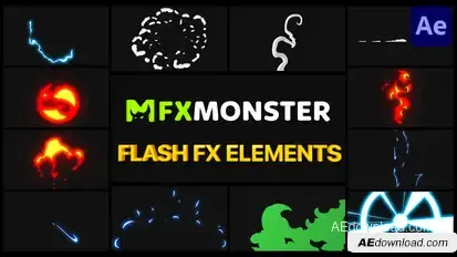 Flash FX Elements Pack 02 | After Effects Elements template preview
