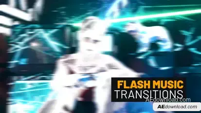 Flash Music Transitions | After Effects Elements template preview