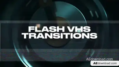 Flash VHS Transitions Elements template preview