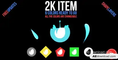 Flat Animation Logo Reveal Logo Stings template preview