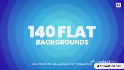 Flat Backgrounds Elements template preview