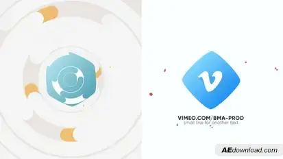 Flat Logo Intro Logo Stings template preview