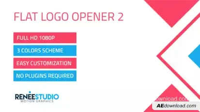 Flat Logo Opener 2 Openers template preview