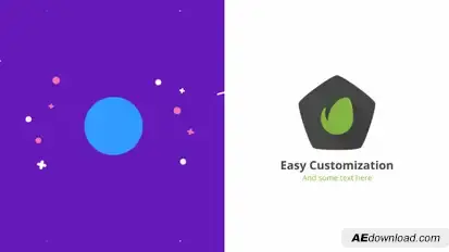 Flat Logo Reveal Logo Stings template preview