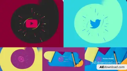 Abstract Logo Reveal – Spiral Burst Animation, Zigzag Mask Transition and Branding Identity Intro Logo Stings template preview