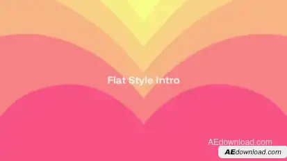 Flat Style Intro Openers template preview