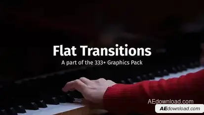 Flat Transitions Elements template preview