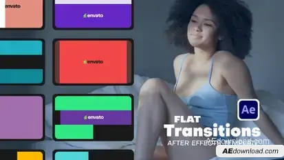Flat Transitions Elements template preview