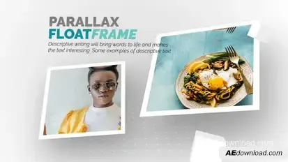 Float Frame Slideshow Video Displays template preview