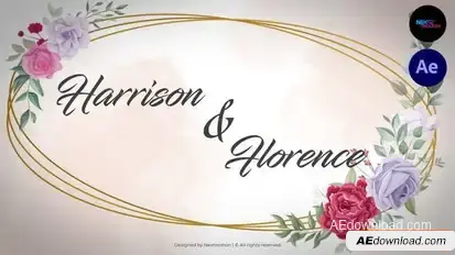 Floral & Watercolor Wedding Invitation 2.0 Openers template preview