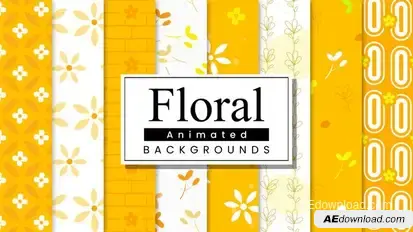 Floral Backgrounds Elements template preview