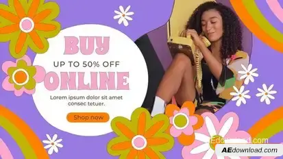 Videohive Floral Fashion Sale Openers template preview