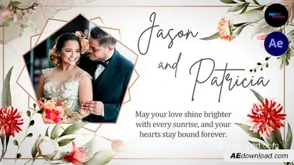 Floral Wedding Invitation Openers template preview