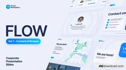 Flow - Contacts Scenes Pack Titles template preview