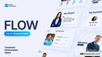 Flow - Personal Profiles Scenes Pack Titles template preview