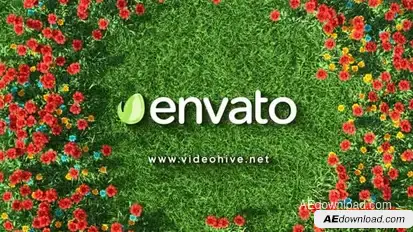 Flower Countdown Logo Reveal Logo Stings template preview