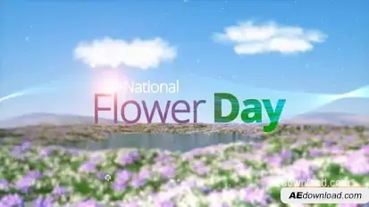Flower Day Opener Openers template preview