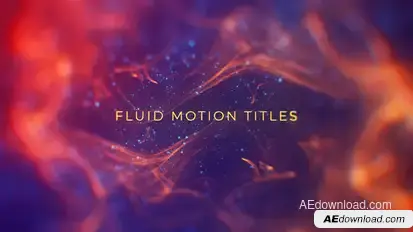 Fluid Motion Titles Titles template preview