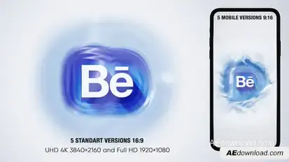 Fluid Simple Logo Reveal Logo Stings template preview