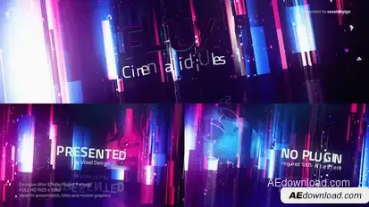 FLUX Cinematic Titles Titles template preview