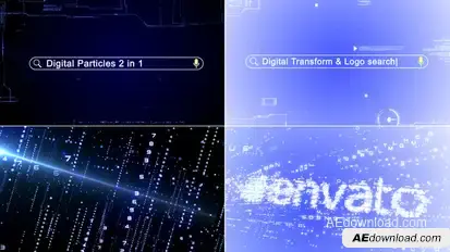 Digital Search Logo Logo Stings template preview