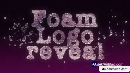 Foam Logo reveal Logo Stings template preview