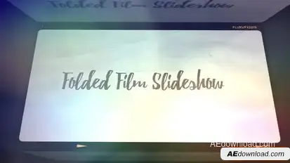 Videohive Folded Film Slideshow Video Displays template preview