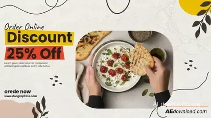 Videohive Food & Restaurant Digital Menu Video Displays template preview
