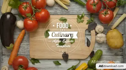 Food And Culinary Titles Product Promo template preview