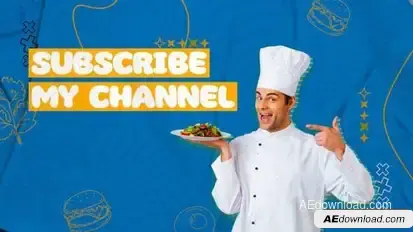 Food Blog Opener Cooking Intro Openers template preview