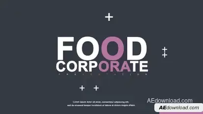 Food Corporate Presenation Product Promo template preview