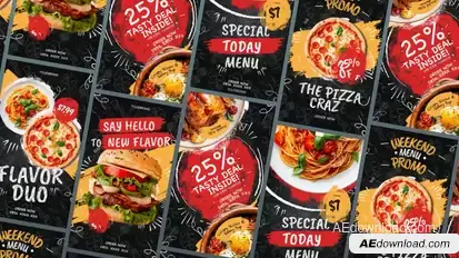 Food Festival Story Product Promo template preview