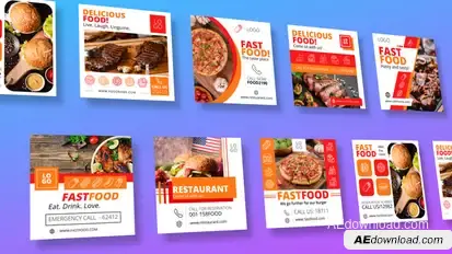 Food Instagram Ad V33 Product Promo template preview