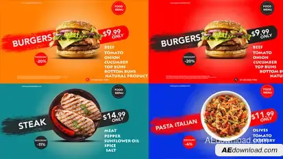 Food Menu Promo Product Promo template preview