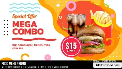 Food Menu Promo Product Promo template preview