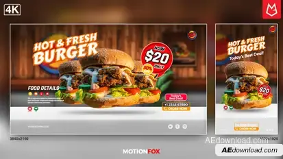 Food Menu Promo | v2 Product Promo template preview