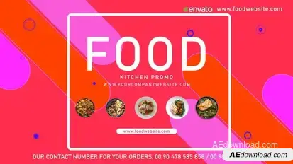 Food Promo V5 Product Promo template preview