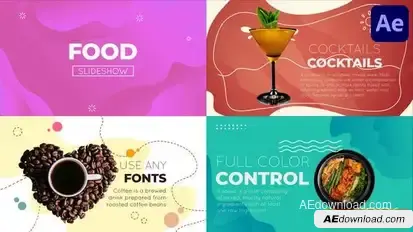 Food Slideshow | After Effects Openers template preview