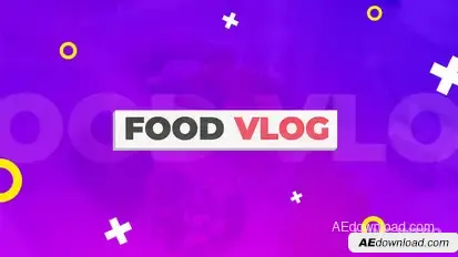 Food Vlog Pack Openers template preview