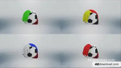 Football Flag Logo - Soccer Logo Stings template preview