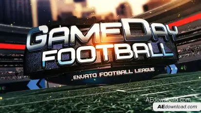 Football Gameday Opener Openers template preview